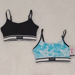 Justice Sport 2 Pack Padded Strappy Back Size 28 Bras WT